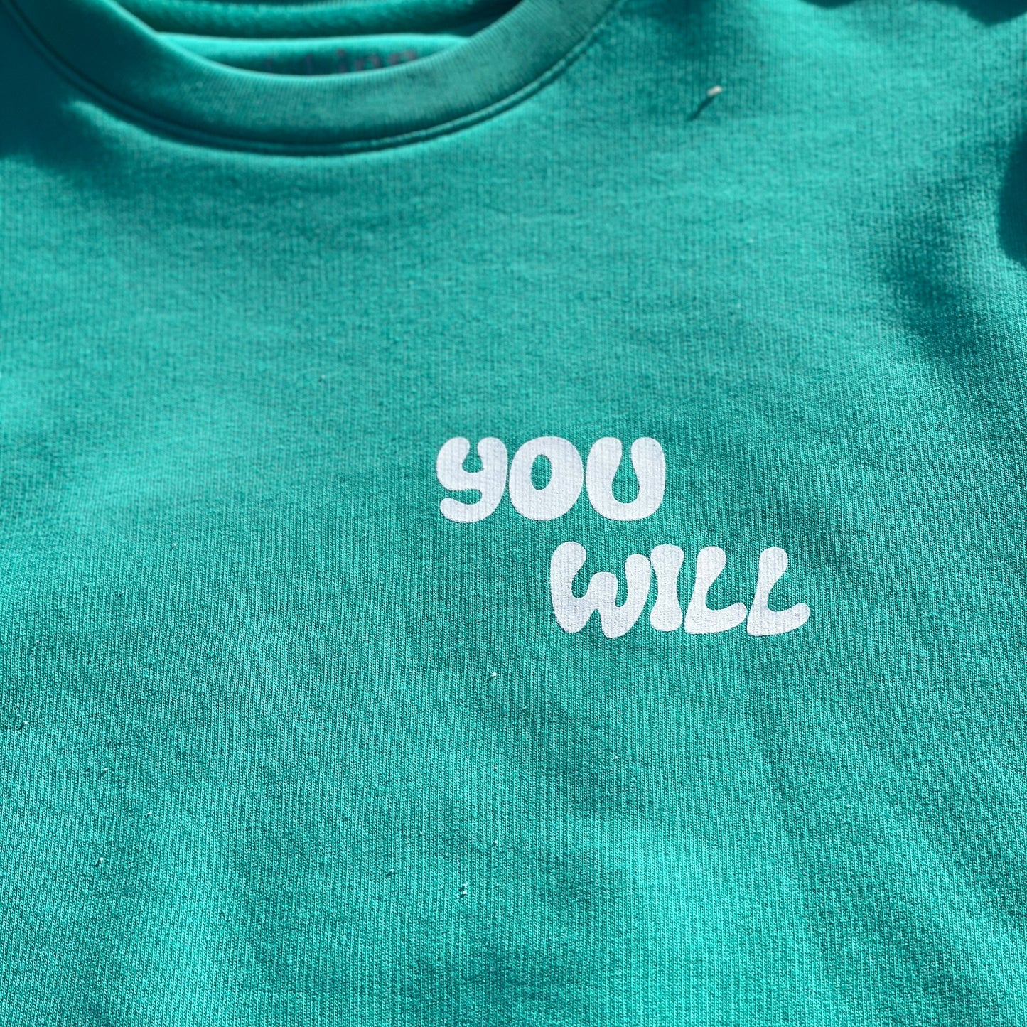 YOU WILL FIGURE IT OUT SWEATER GRÜN