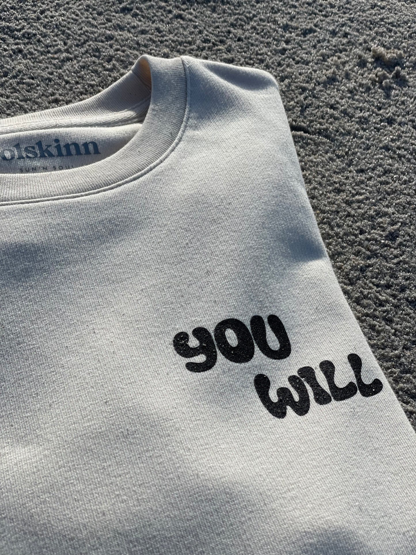 YOU WILL FIGURE IT OUT SWEATER NATURAL RAW