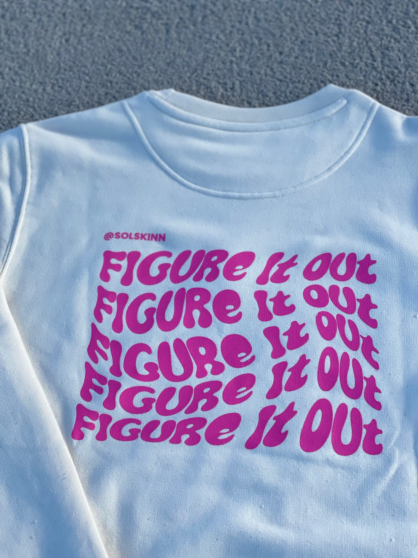 YOU WILL FIGURE IT OUT SWEATER NATURAL RAW