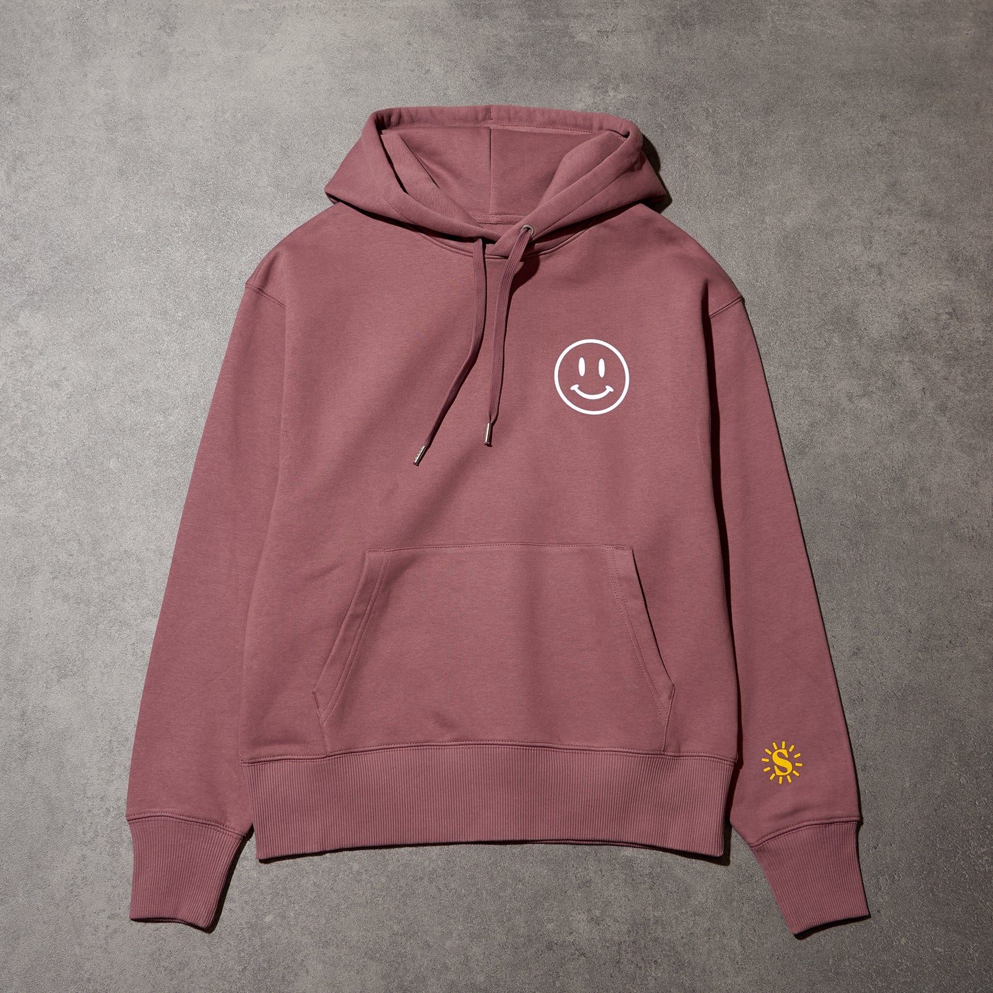 SMILEY HOODIE MOCCA