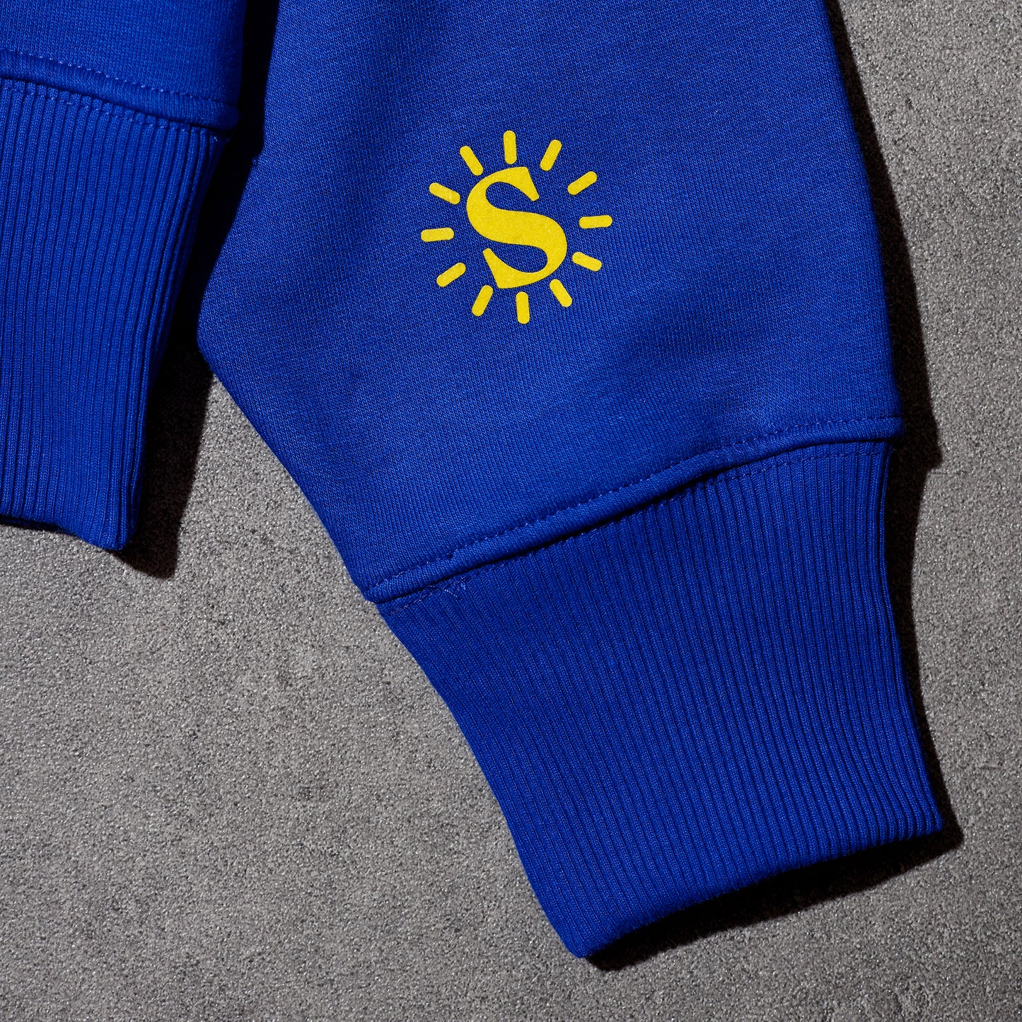 KEEP YOUR SUNNY SIDE UP Hoodie blau