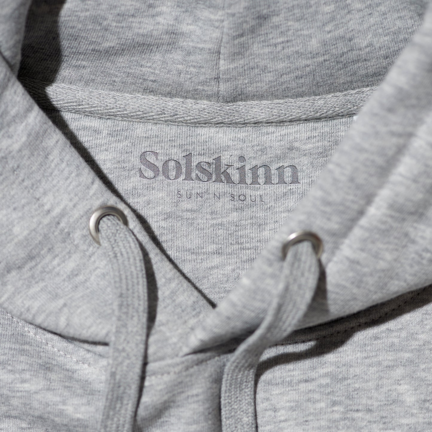 KEEP YOUR SUNNY SIDE UP Hoodie grey melange