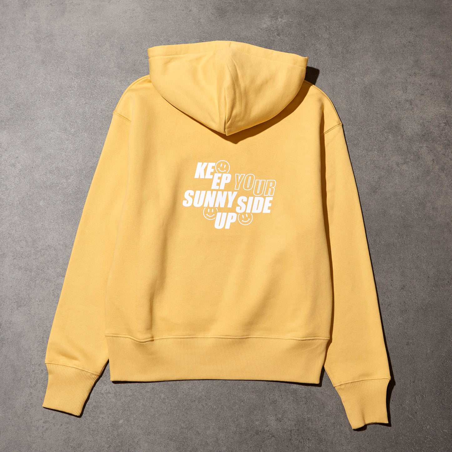 KEEP YOUR SUNNY SIDE UP Hoodie gelb