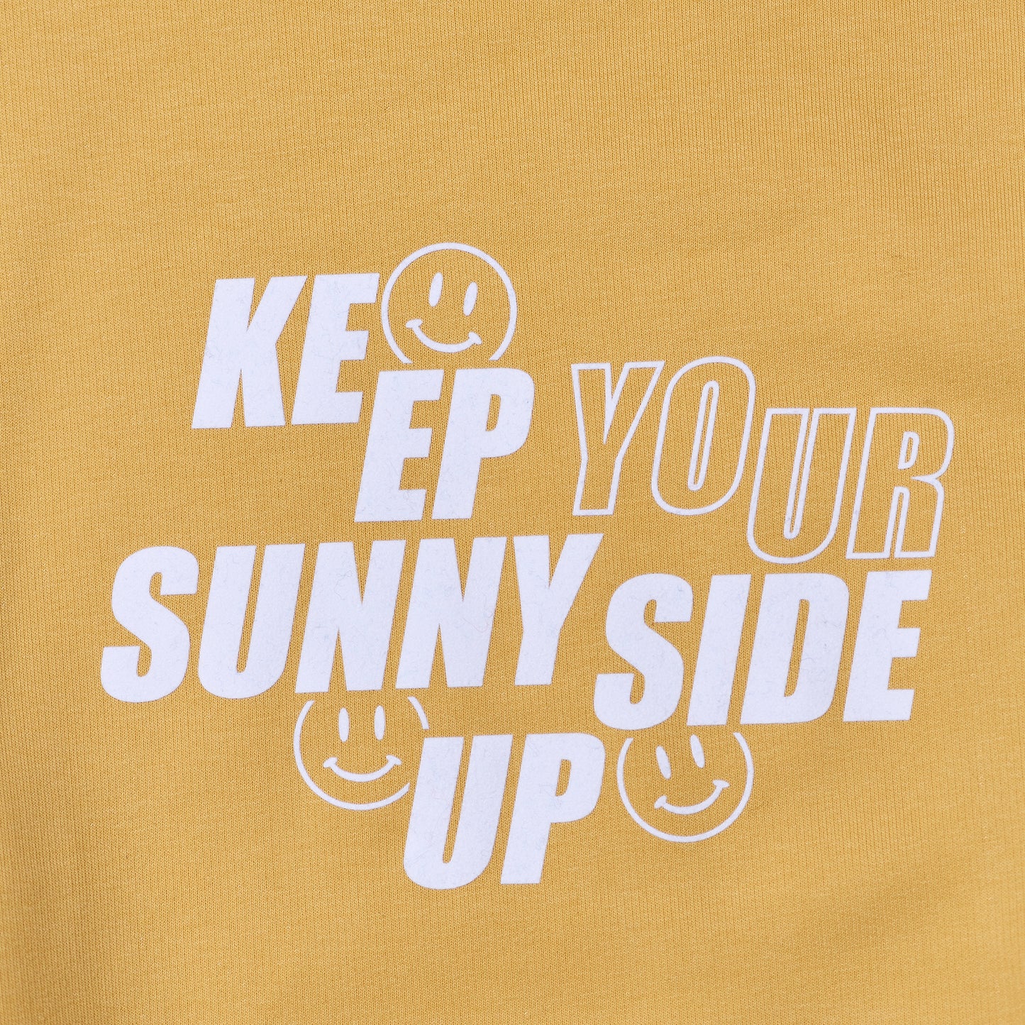 KEEP YOUR SUNNY SIDE UP Sweater gelb