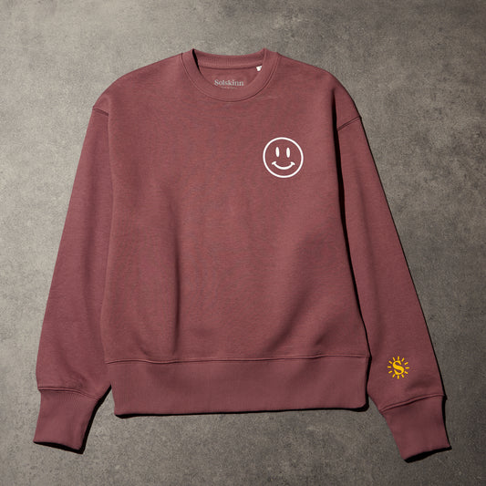 SMILEY SWEATER MOCCA